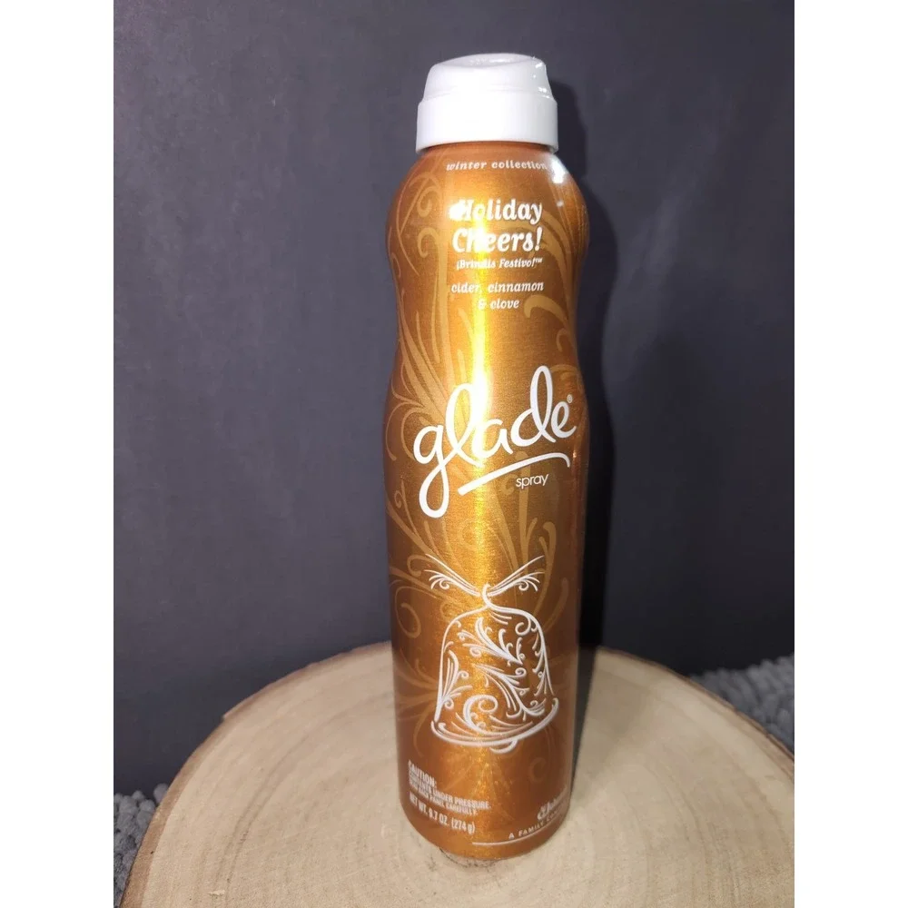 Glade French Vanilla Spray Air Freshener 9.7 oz Winter Collection~SUPER RARE‎
